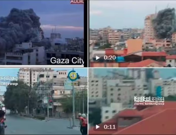 ಹಮಾಸ್ ಉಗ್ರರಿದ್ದ ಬಹುಮಹಡಿ ಕಟ್ಟಡ ಹೊಡೆದುರುಳಿಸಿದ ಇಸ್ರೇಲ್ ಸೇನೆ: ವೀಡಿಯೋ ವೈರಲ್